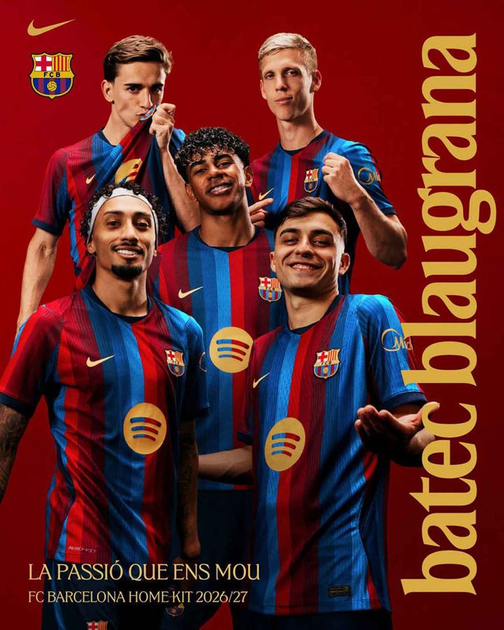画像4: FC Barcelona 2026-27 Nike Home