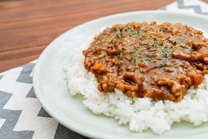 ミートソースを活用したキーマカレー イメージ