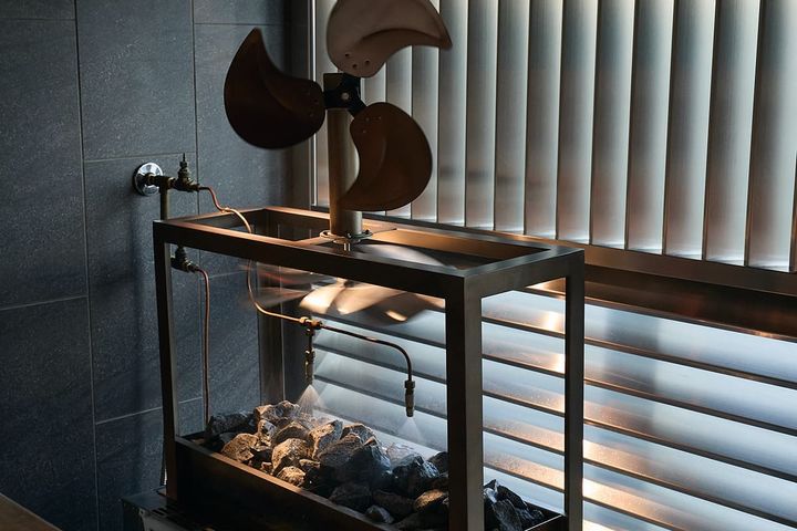 トラムサウナのサウナストーブ