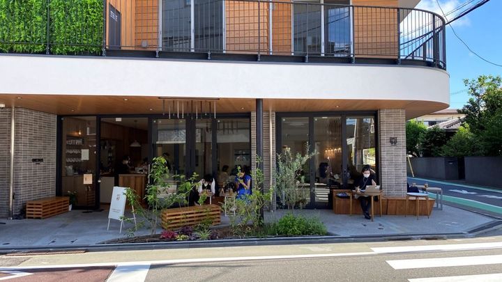 「ONIBUS COFFEE 自由が丘店」外観