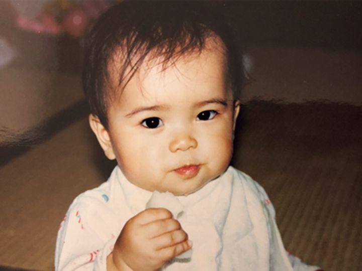 1歳になる前の坂井さん