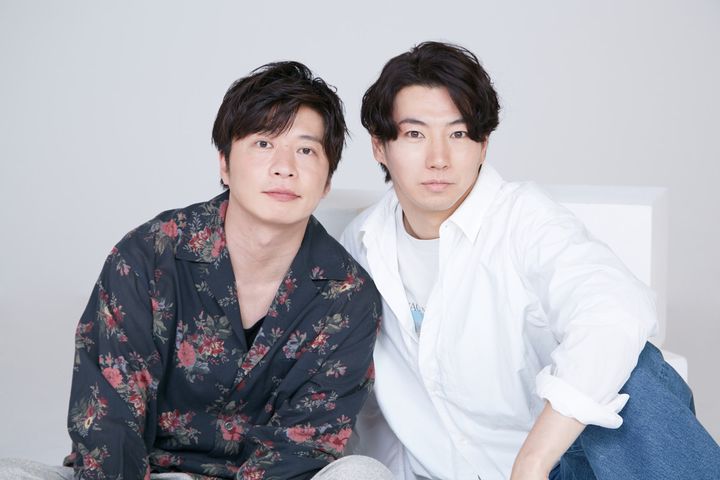（左から）田中圭、矢崎広 クランクイン！ 写真：高野広美 width=