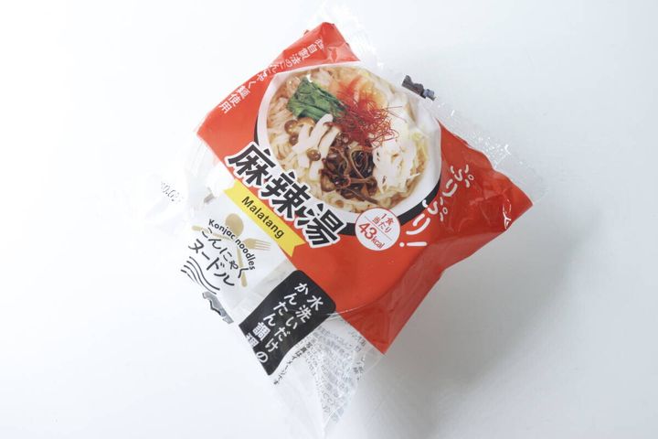 ダイソーの麻辣湯こんにゃくヌードルの全体像
