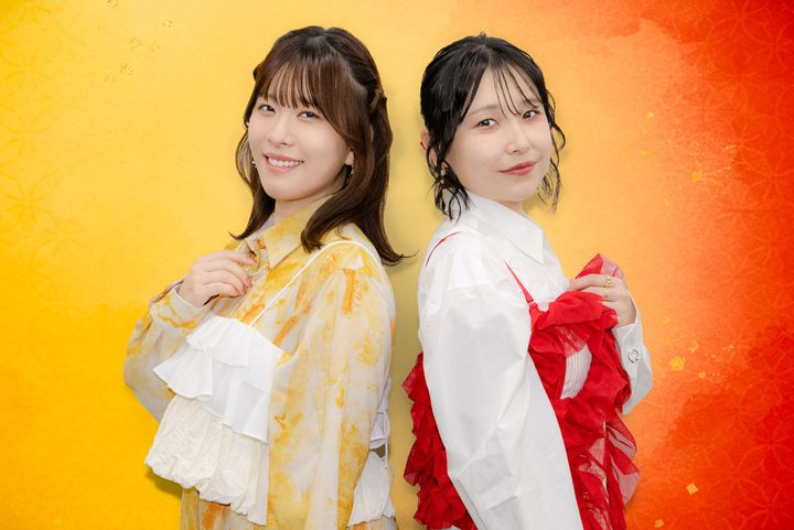 （左から）石見舞菜香、川井田夏海 クランクイン！ 写真：吉野庫之介 width=