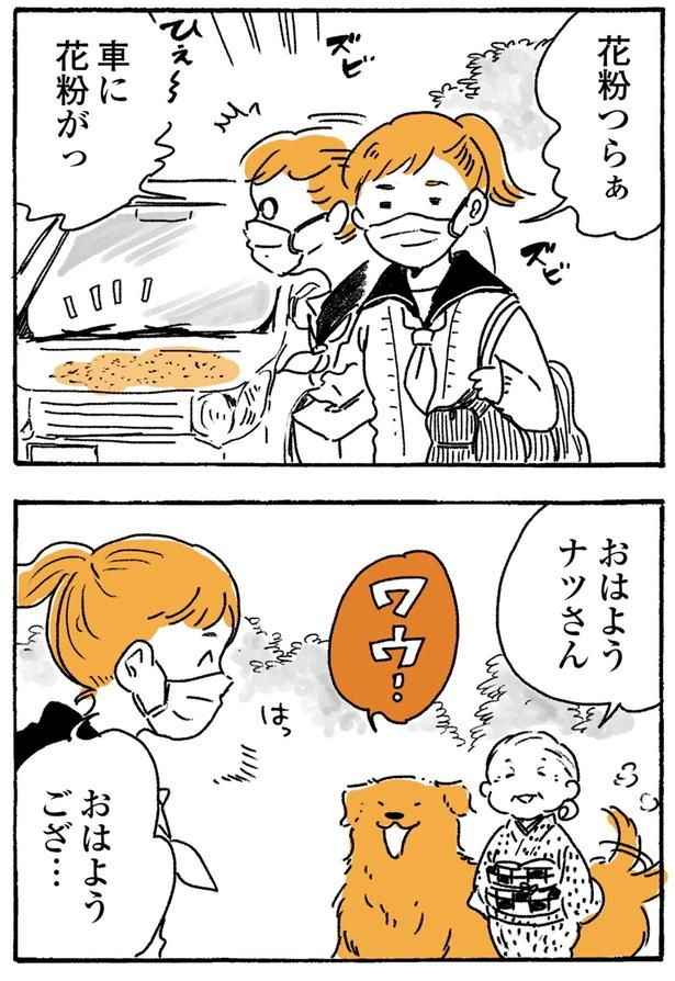 車に花粉がっ （C）佐倉イサミ／KADOKAWA