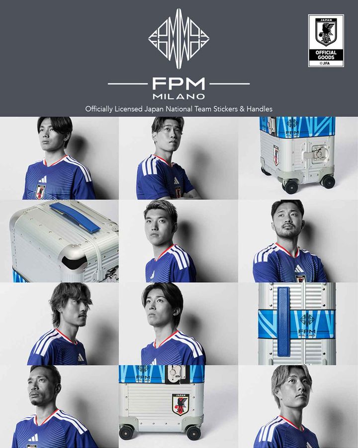 画像: 日本代表の「スーツケース」はイタリア製！FPM Milanoが“エンブレムステッカー”など公式グッズを展開中