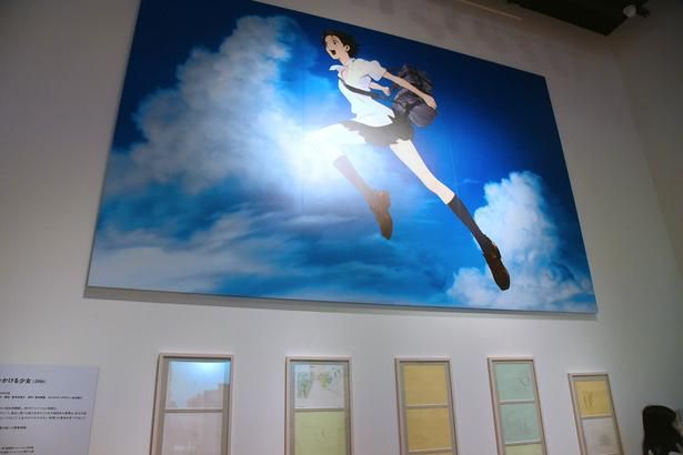 『時をかける少女』の展示エリア 撮影：ソムタム田井 (C)細田守の原点/展