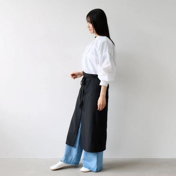 男女問わず使いやすい「シックなギャルソンエプロン」