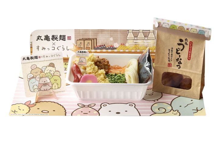 丸亀製麺 サンエックス「すみっコぐらし」コラボキャンペーン ラインナップ