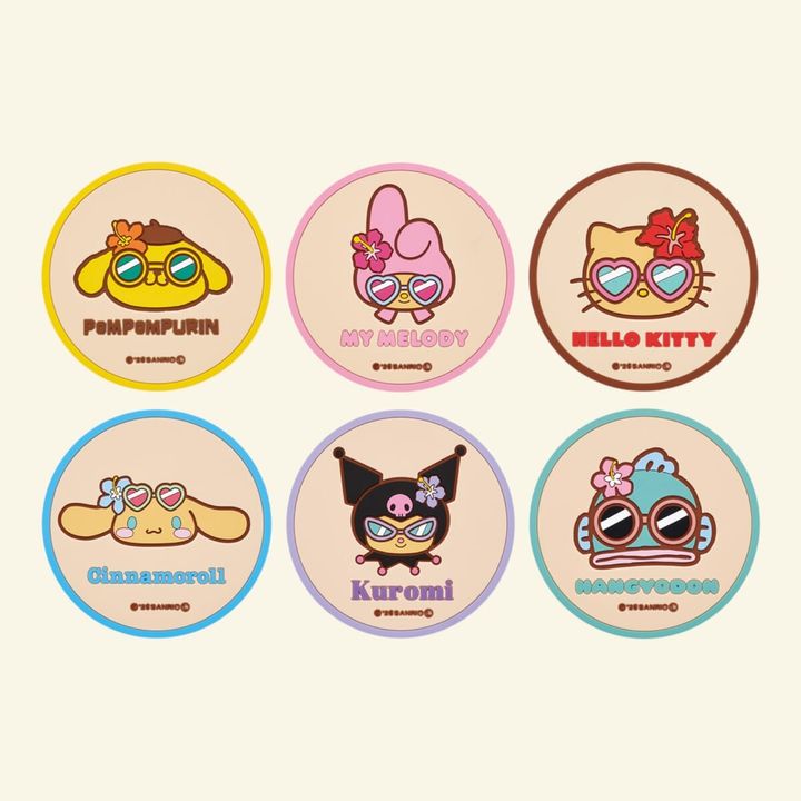スケーター「サンリオキャラクターズ」ラバーコースター日焼け