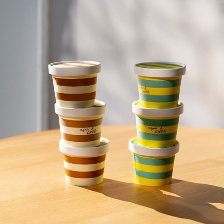 SCREAMとagnès b.の限定コラボアイスがアニエスベーカフェで発売中