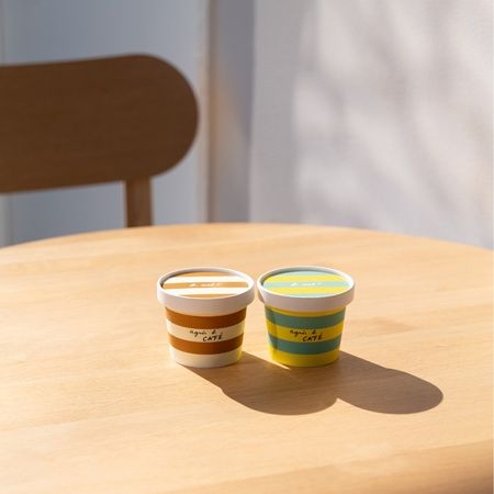 SCREAMとagnès b.の限定コラボアイスがアニエスベーカフェで発売中