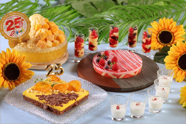 25th Anniversary スイーツ各種