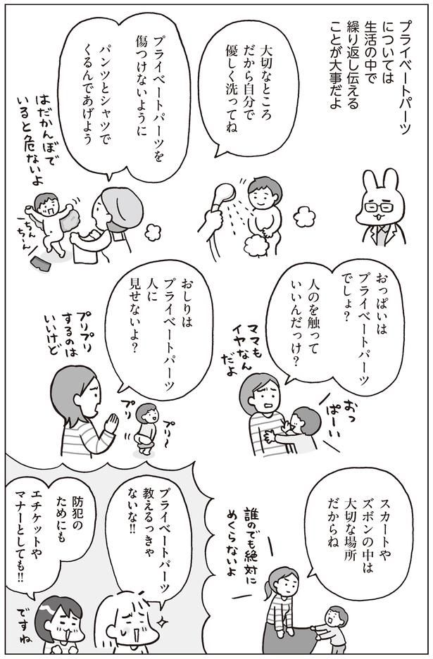 生活の中で繰り返しプライベートパーツを伝えることが大切 （C）フクチマミ、村瀬幸浩／KADOKAWA