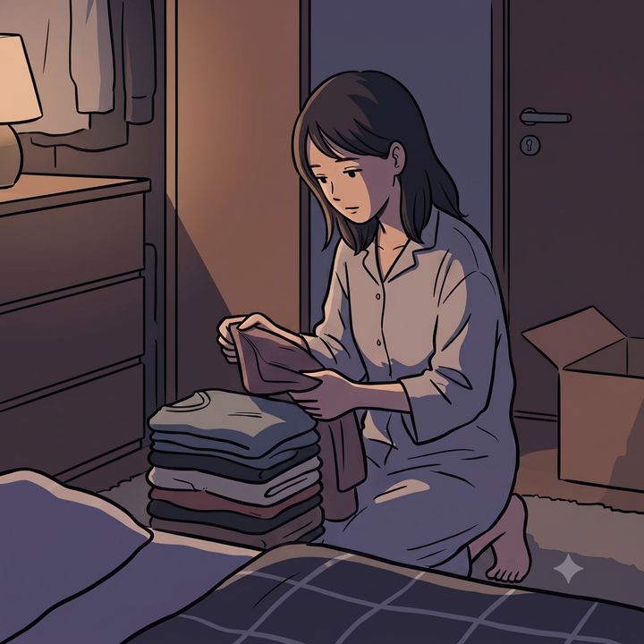 部屋の片付けや整理を始めている
