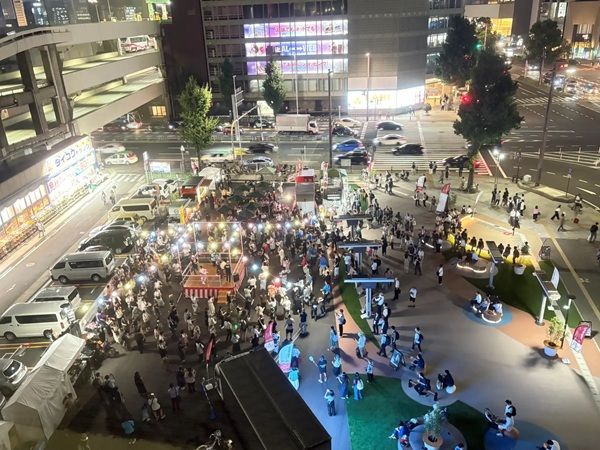 【愛知県名古屋市】都市型広場「Meieki Parklet」で「一夜限りの盆踊り」開催！キッチンカーの出店も