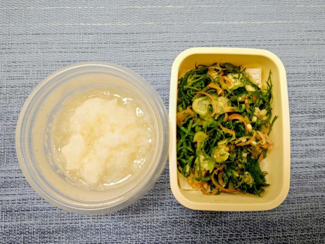 肉おろしナスぶっかけ素麵