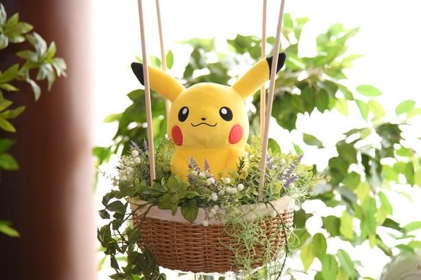 客室には風船で冒険に出るピカチュウの姿も！ 撮影：ソムタム田井 (C)Pokémon. (C)Nintendo/Creatures Inc./GAME FREAK inc. ポケットモンスター・ポケモン・Pokémonは任天堂・クリーチャーズ・ゲームフリークの登録商標です。