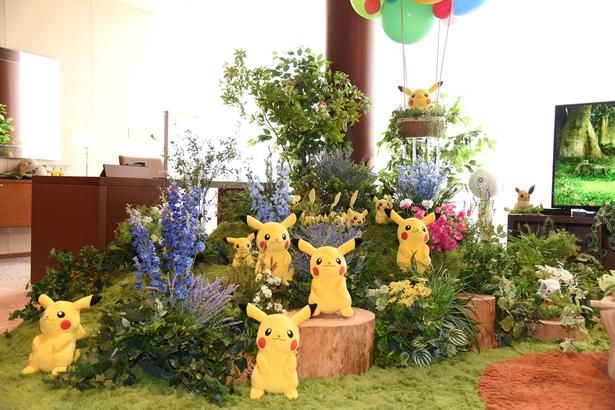 30匹のピカチュウが迎えてくれる「スイートステイ」の客室 撮影：ソムタム田井 (C)Pokémon. (C)Nintendo/Creatures Inc./GAME FREAK inc. ポケットモンスター・ポケモン・Pokémonは任天堂・クリーチャーズ・ゲームフリークの登録商標です。