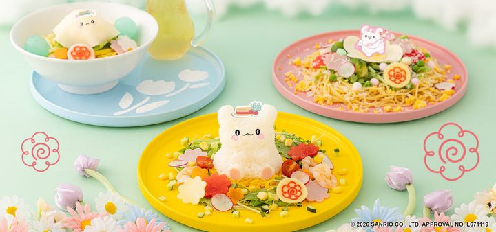 サンリオ「はなまるおばけのはなまるごほうびカフェ」メニュー