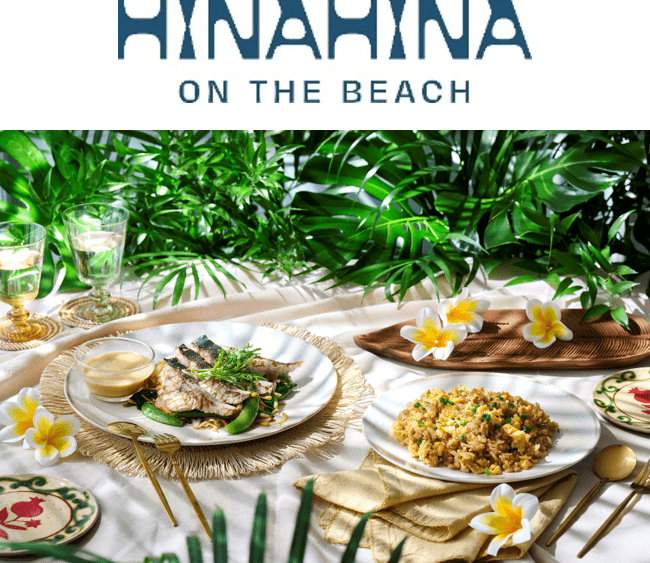 シェラトン・ワイキキの新レストラン「Hinahina」とのコラボレーション