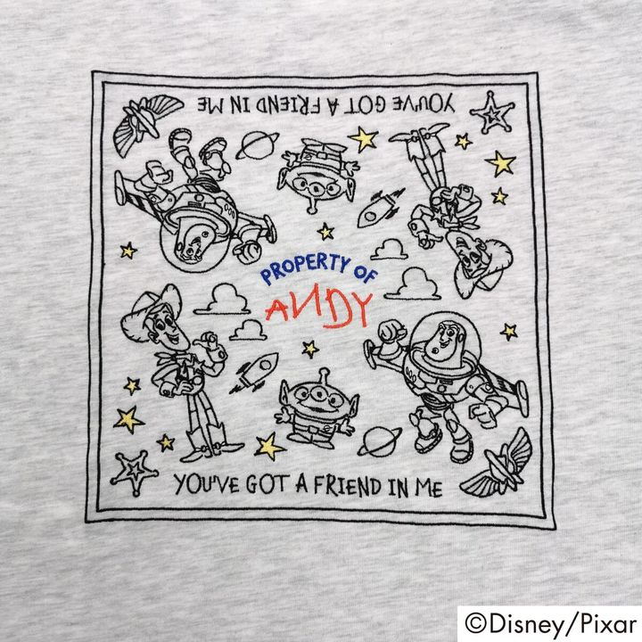 トイ・ストーリー バンダナ風半袖Ｔシャツ03