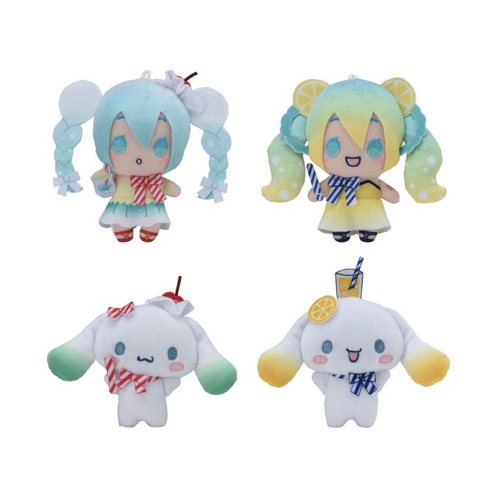 初音ミク×シナモロール マスコット ～クリームソーダ・レモンソーダ～