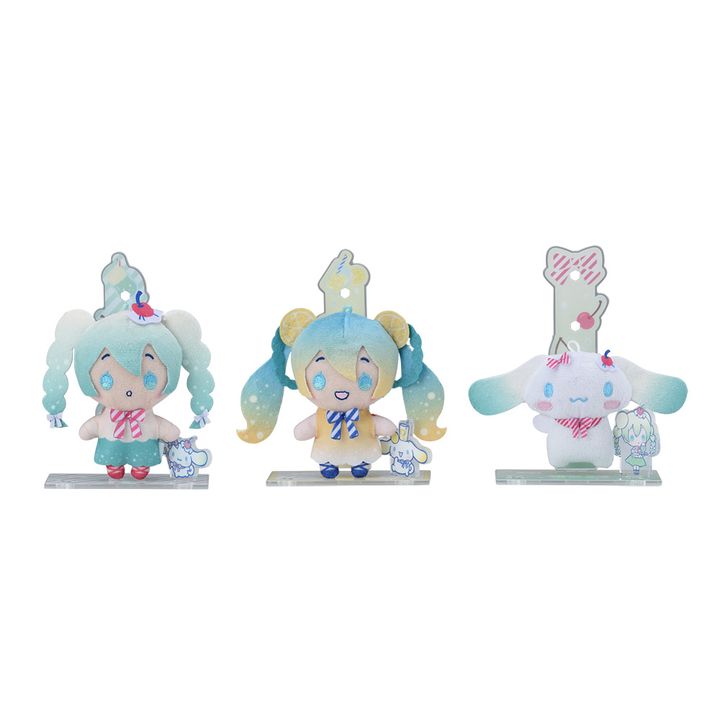 初音ミク×シナモロール アクぬい For Amusement ～クリームソーダ・レモンソーダ～