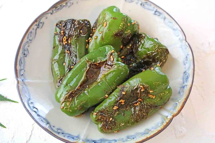 丸ごとピーマン焼き２