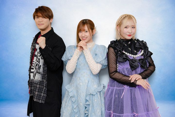 （左から）古川慎、高橋李依、白石晴香 クランクイン！ 写真：吉野庫之介 width=