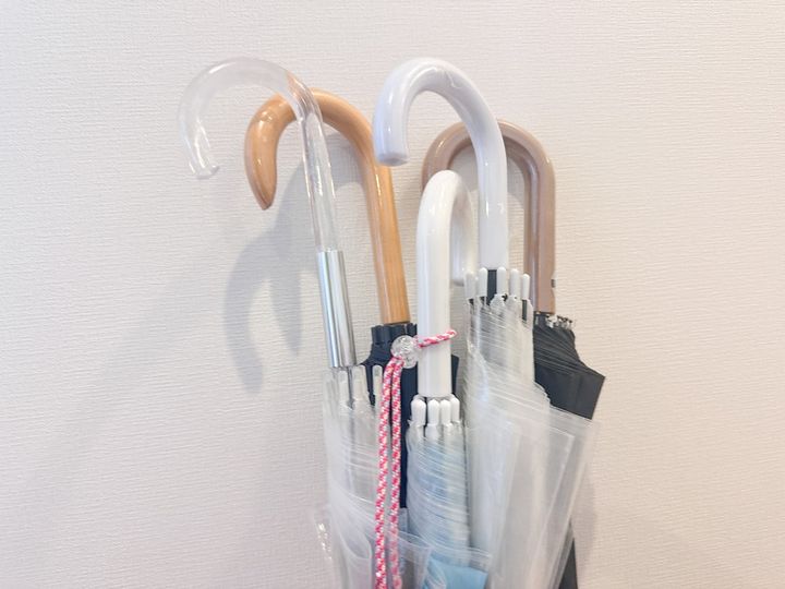 自分の傘の目印にもなる