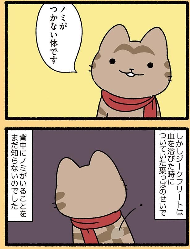 背中にノミが… （C）ぱんだにあ／KADOKAWA