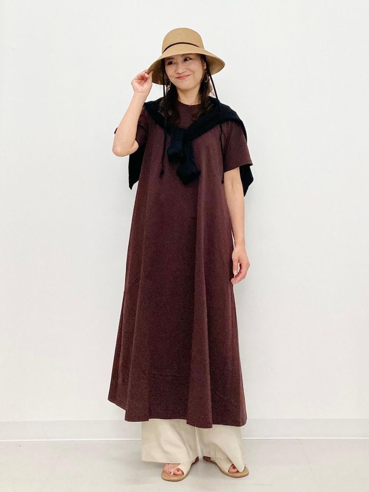 【ユニクロ】夏のマスト服！ エアリズムのTシャツワンピ