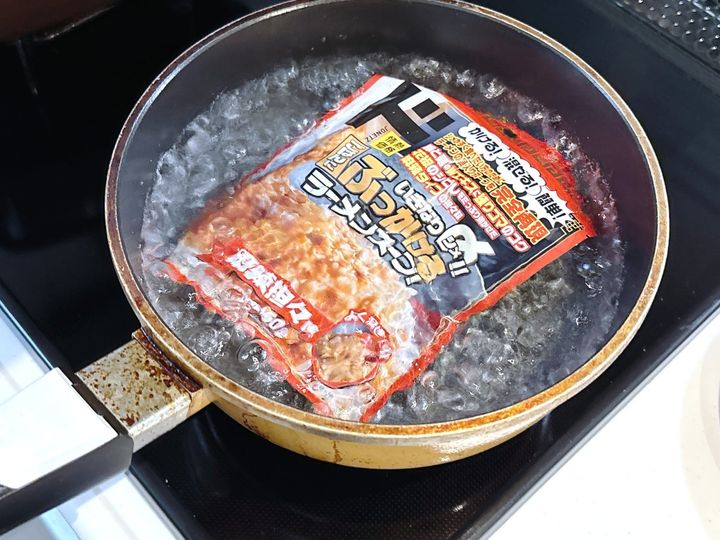 熱湯で湯煎調理もOK