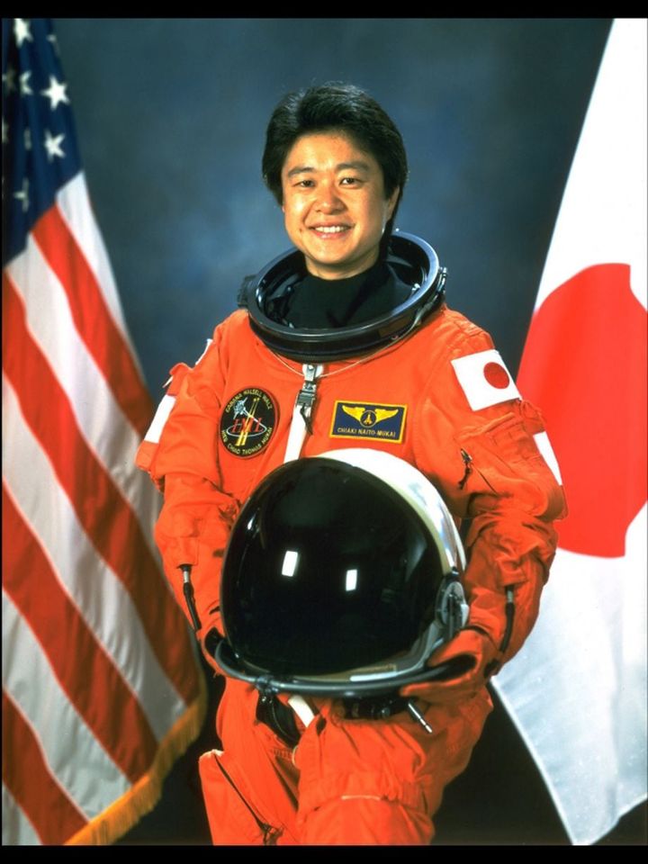 コロンビア号搭乗時の向井さん（1994年）