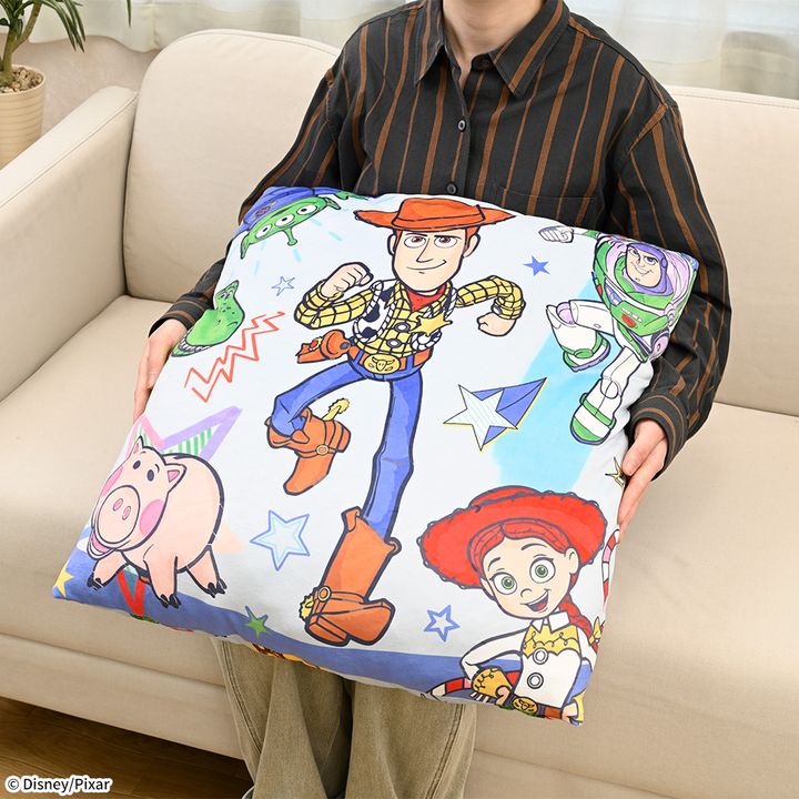 セガプライズ ディズニー「ピクサーキャラクター スーパーギガザッカぐらもっちクッション」2