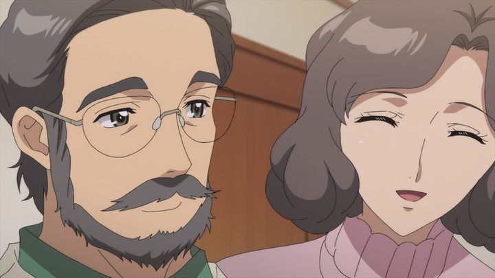 アニメ『天は赤い河のほとり』主人公・夕梨（ユーリ）の父と母 （C）篠原千絵／小学館／アニメ「天は赤い河のほとり」製作委員会 width=