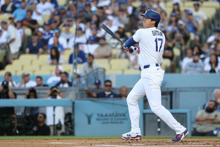 メジャー通算300号、今季20号アーチを放ったドジャース・大谷翔平（C）Getty Images