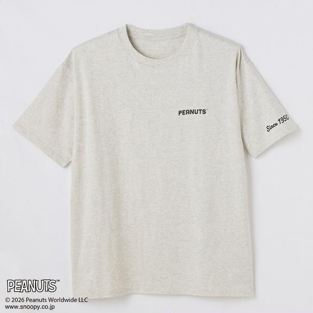 「メンズ 半袖Tシャツ(アイボリー)」(1089円)