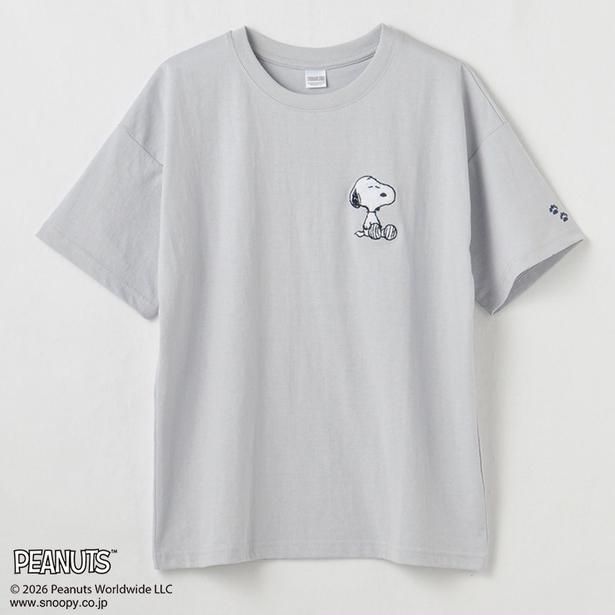 「レディース 半袖Tシャツ サガラ刺しゅう(サックス)」(1089円)