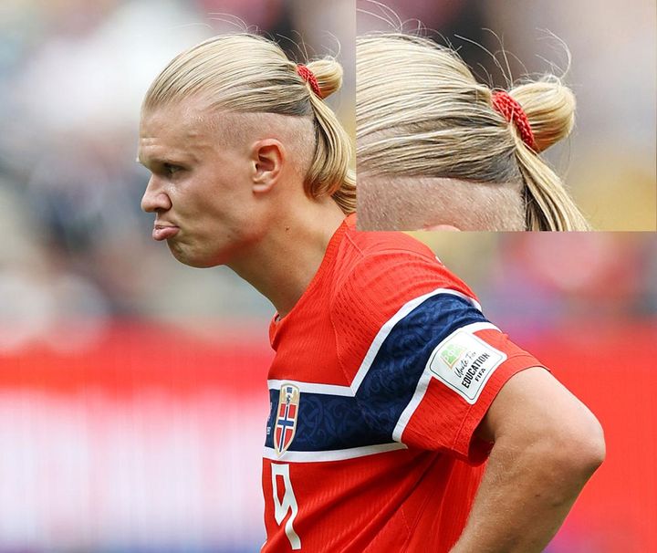 画像: ホームユニフォームの時は赤いヘアゴムに (C)Getty Images