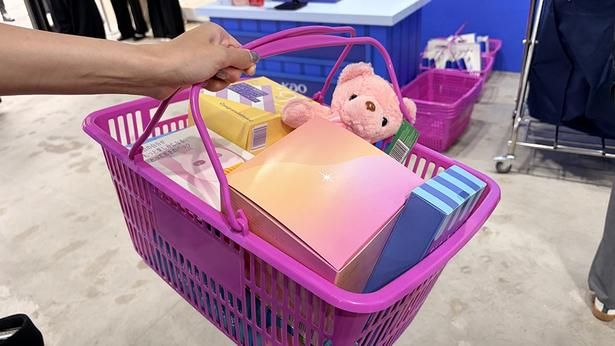 9問分のアイテムを選ぶとこんなにもカゴがぎっしり！