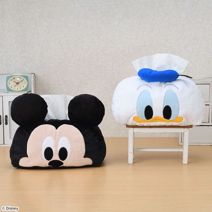 大胆なお顔形ティッシュボックスカバー！セガプライズ ディズニー