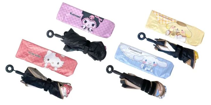 キャラクター柄収納袋と畳んだ本体