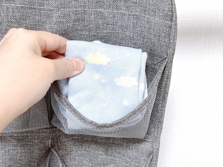 厚みがあるものも収納しやすい