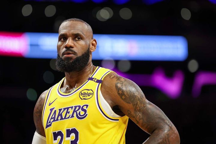レブロン・ジェームズ（C）Getty Images