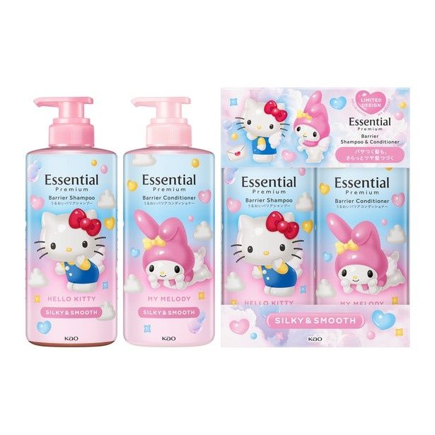 ハローキティとマイメロディをあしらったシルキー＆スムース (C) '26 SANRIO CO., LTD. APPR. NO. L665529