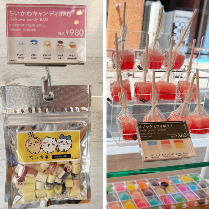 コラボ商品やグミも