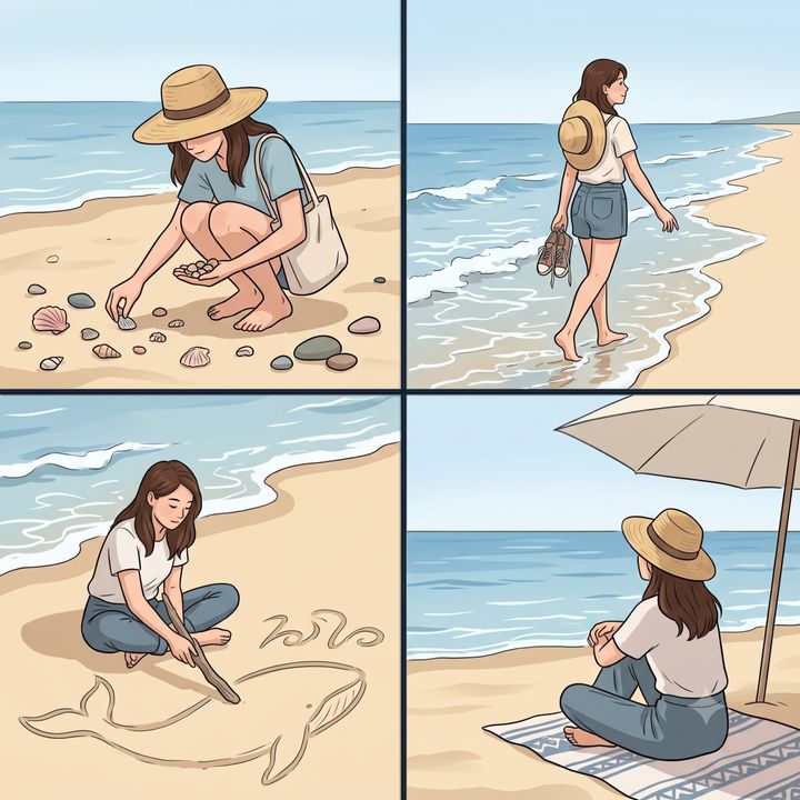 砂浜で思わずしちゃうのはどれ？あなたの