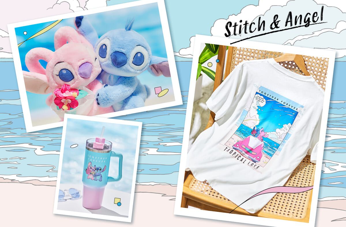 シティポップテイストな「スティッチ＆エンジェル」夏コレクション